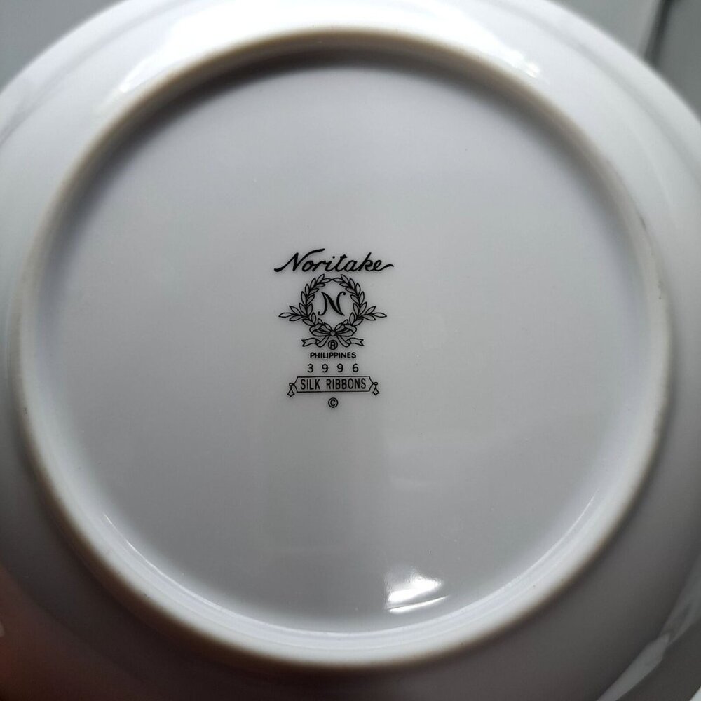 2x Noritake Silk Ribbons Soup Bowls - Picture 8 of 8